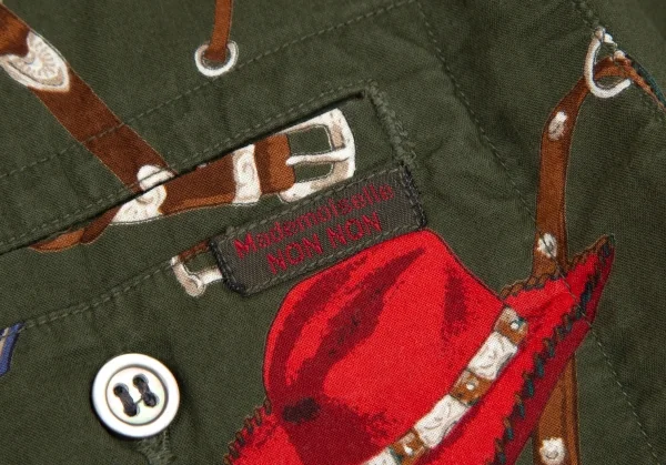 Mademoiselle NON NON Hat Printed Long Sleeve Shirt K-109033_007