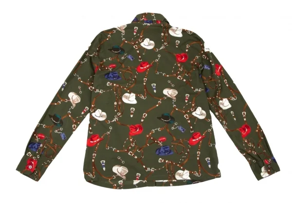 Mademoiselle NON NON Hat Printed Long Sleeve Shirt K-109033_017
