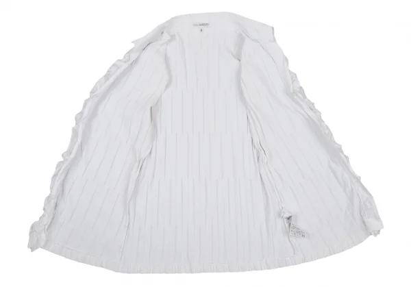 ナラカミーチェNARACAMICIE フリルフロント切替ノースリーブストレッチブラウス オフII K-109035_008