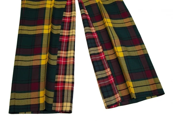 コムデギャルソンオムプリュスCOMME des GARCONS HOMME PLUS パッチワーク切替ウールパンツ マルチS K-109059_008