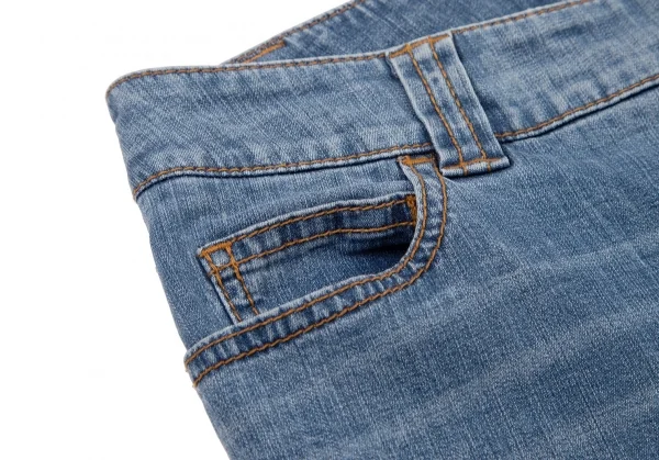 バーバリーBURBERRY LONDON リングブーツカットウォッシュドデニム インディゴ38 K-109064_005