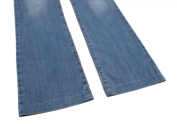 バーバリーBURBERRY LONDON リングブーツカットウォッシュドデニム インディゴ38 K-109064_007