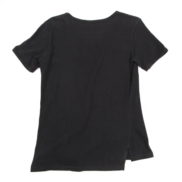 ヴィヴィアンウエストウッド レッドレーベルVivienne Westwood Red Label コットンオーブワンポイント刺繍Tシャツ 黒M K-109097_009