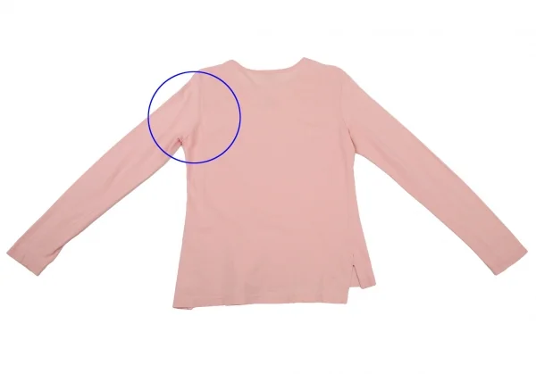 ヴィヴィアンウエストウッドVivienne Westwood コットンオーブワンポイント刺繍カットソー ピンクM位 K-109098_010