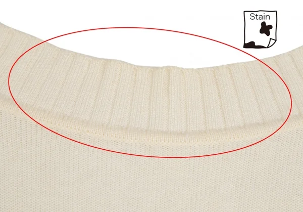 ヴィヴィアンウエストウッドVivienne Westwood レーヨン混オーブワンポイント刺繍リブカーディガン クリームM位 K-109101_004