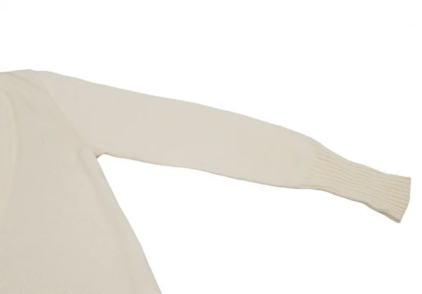 ヴィヴィアンウエストウッドVivienne Westwood レーヨン混オーブワンポイント刺繍リブカーディガン クリームM位 K-109101_008