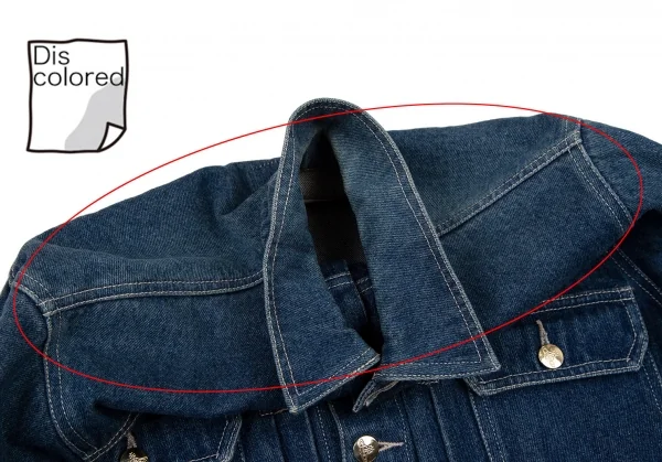 ヴィヴィアンウエストウッドVivienne Westwood オーブワンポイント刺繍デニムジャケット インディゴM K-109105_006