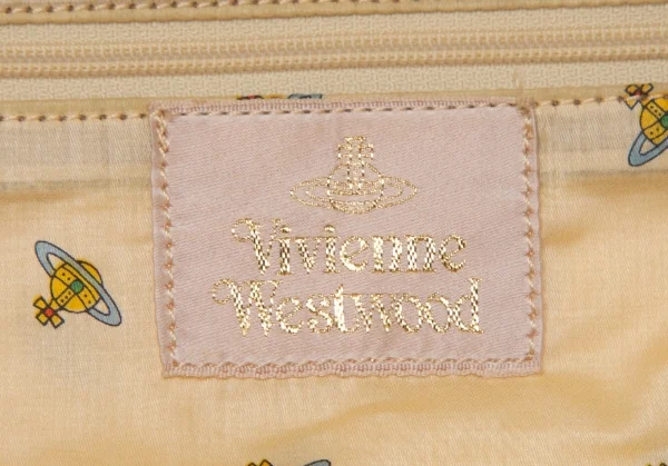 ヴィヴィアンウエストウッドVivienne Westwood Braccialini社製レオパードレザー切替ヤスミンバッグ 茶 K-109112_017