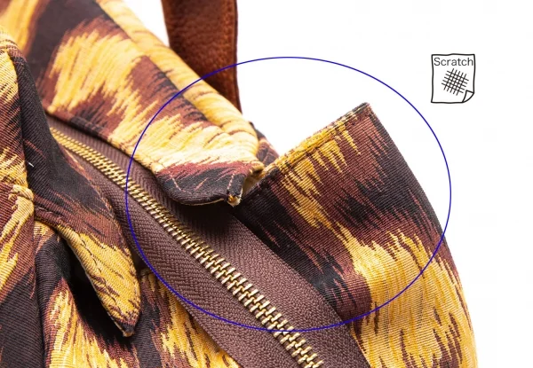 ヴィヴィアンウエストウッドVivienne Westwood Braccialini社製レオパードレザー切替ヤスミンバッグ 茶 K-109112_005