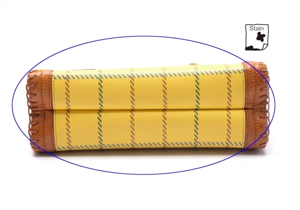 Vivienne Westwood Check Leather Hand Bag K-109113_013