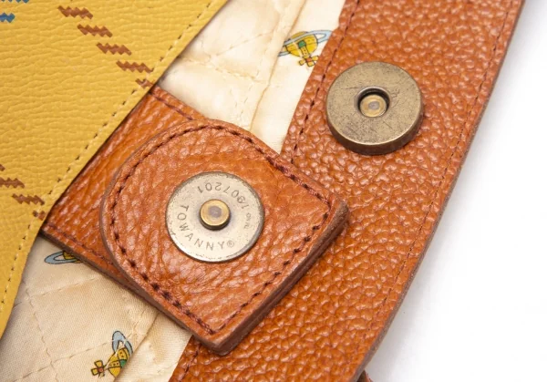 Vivienne Westwood Check Leather Hand Bag K-109113_014