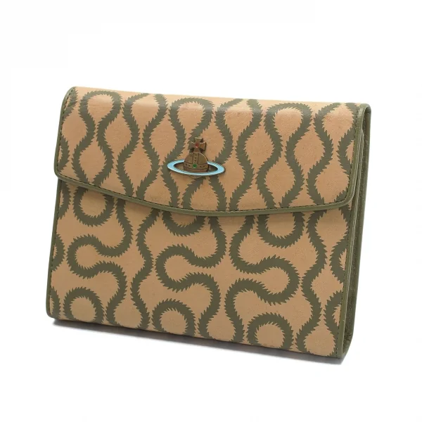 ヴィヴィアンウエストウッドVivienne Westwood オーブスクイグル柄システム手帳 ベージュ K-109117_001