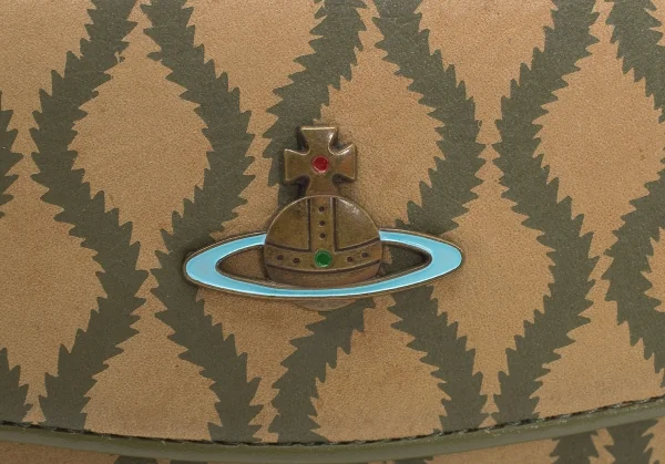 ヴィヴィアンウエストウッドVivienne Westwood オーブスクイグル柄システム手帳 ベージュ K-109117_004