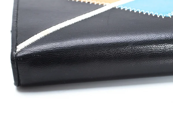 ヴィヴィアンウエストウッドVivienne Westwood オーブアーガイルレザーシステム手帳 黒 K-109118_008