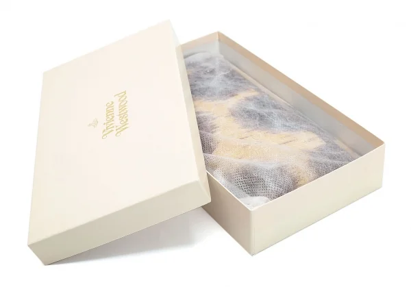 ヴィヴィアンウエストウッドVivienne Westwood オーブレオパードレザー切替二つ折りウォレット 茶黄 K-109123_011