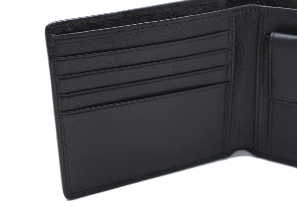 ヴィヴィアンウエストウッドVivienne Westwood オーブジャガード二つ折りウォレット 黒グレー K-109125_007