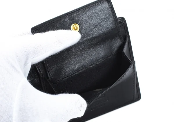 ヴィヴィアンウエストウッドVivienne Westwood オーブジャガード二つ折りウォレット 黒グレー K-109125_008