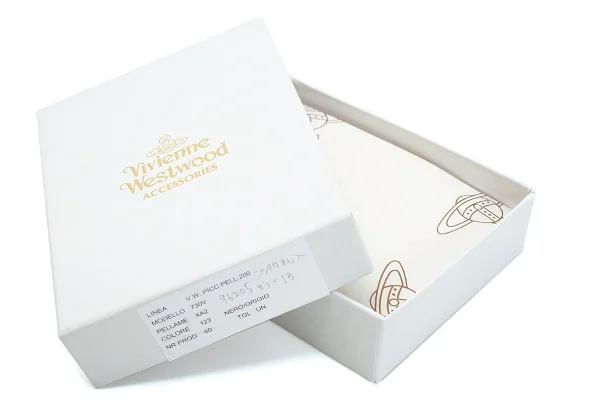 ヴィヴィアンウエストウッドVivienne Westwood オーブジャガード二つ折りウォレット 黒グレー K-109125_009