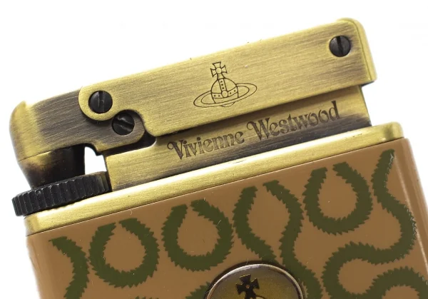 ヴィヴィアンウエストウッドVivienne Westwood スクイグル柄ガスライター ベージュ K-109131_002