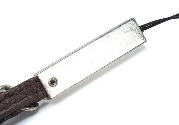 ヴィヴィアンウエストウッドVivienne Westwood オーブチャーム付きストラップ シルバー茶 K-109133_007