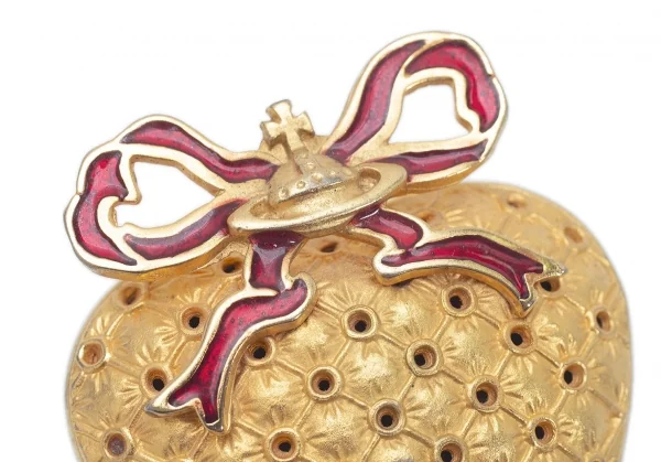 Vivienne Westwood Boudoir orb ribbon heart brooch K-109136_002
