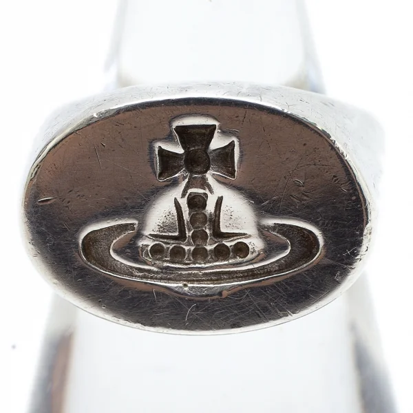 ヴィヴィアンウエストウッドVivienne Westwood オーブ刻印シールリング シルバー12号 K-109139_002