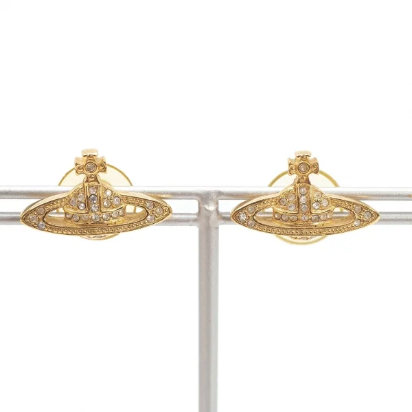 ヴィヴィアンウエストウッドVivienne Westwood ミニバスレリーフピアス ゴールド K-109143_001