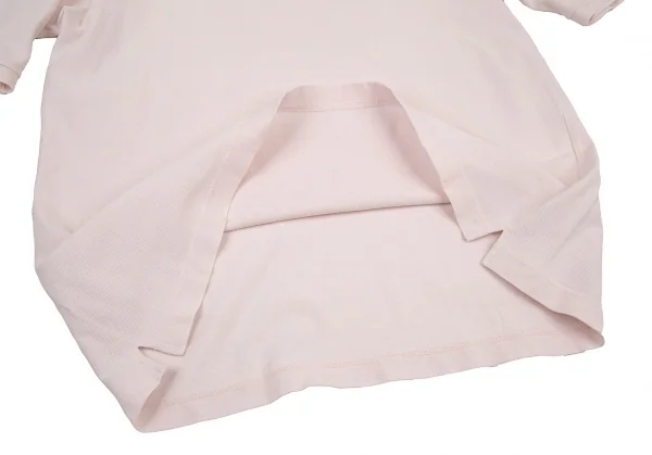 パパスプラスPapas+ ナンバリングパッチ鹿の子ポロシャツ 薄ピンクL K-109160_010