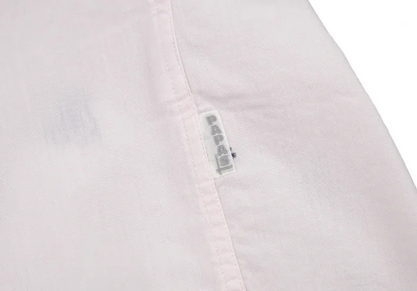 パパスプラスPapas+ ベアカットジャガードシャツ ライトピンクL K-109164_011