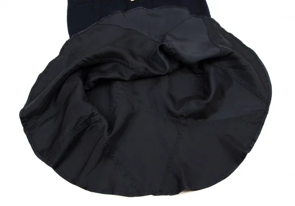 ジュンヤワタナベ コムデギャルソンJUNYA WATANABE COMME des GARCONS ニットベストドッキングワンピース 紺M位 K-109196_013