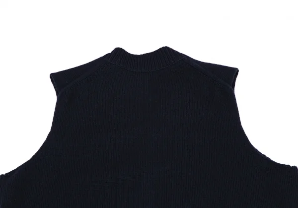 ジュンヤワタナベ コムデギャルソンJUNYA WATANABE COMME des GARCONS ニットベストドッキングワンピース 紺M位 K-109196_015