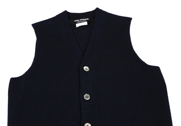 ジュンヤワタナベ コムデギャルソンJUNYA WATANABE COMME des GARCONS ニットベストドッキングワンピース 紺M位 K-109196_003
