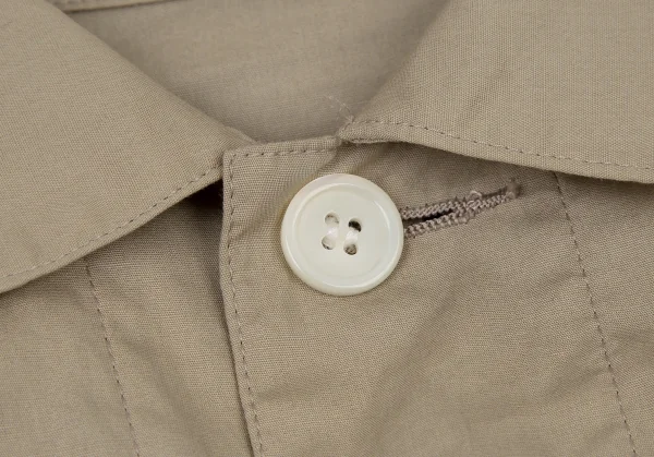ジュンヤワタナベ コムデギャルソンJUNYA WATANABE COMME des GARCONS コットンジップデザインラウンドカラーシャツジャケット ベージュM位 K-109197_004