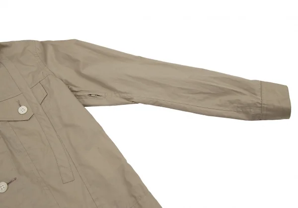 ジュンヤワタナベ コムデギャルソンJUNYA WATANABE COMME des GARCONS コットンジップデザインラウンドカラーシャツジャケット ベージュM位 K-109197_005