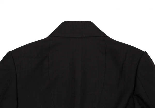 ジュンヤワタナベ コムデギャルソンJUNYA WATANABE COMME des GARCONSハウンドトゥース変形ピークドラペルジャケット 黒M K-109198_012