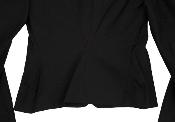 ジュンヤワタナベ コムデギャルソンJUNYA WATANABE COMME des GARCONSハウンドトゥース変形ピークドラペルジャケット 黒M K-109198_013