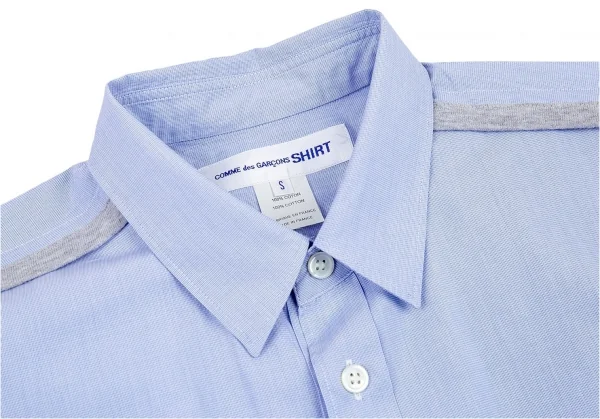 コムデギャルソン シャツCOMME des GARCONS SHIRT 天竺パイピングインサイドアウトシャツ 水色S K-109223_004