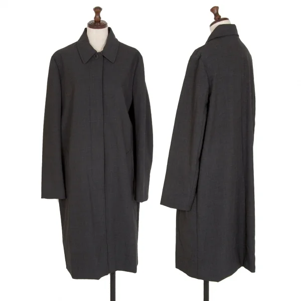 カルバンクラインCalvin Klein ステンカラーコート チャコールS K-109232_001
