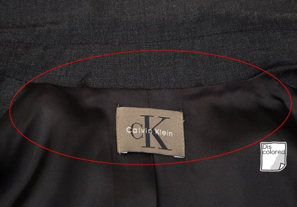 カルバンクラインCalvin Klein ステンカラーコート チャコールS K-109232_013
