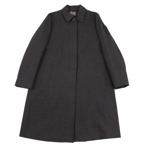 カルバンクラインCalvin Klein ステンカラーコート チャコールS K-109232_002