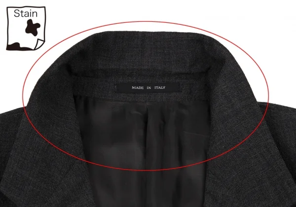 エンポリオアルマーニEMPORIO ARMANI ウール3Bジャケット グレー48 K-109256_004