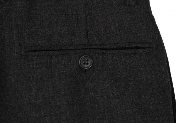 エンポリオアルマーニEMPORIO ARMANI ウールボックスタックパンツ グレー48 K-109257_010