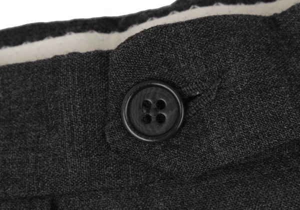 エンポリオアルマーニEMPORIO ARMANI ウールボックスタックパンツ グレー48 K-109257_003