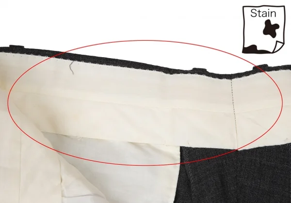 エンポリオアルマーニEMPORIO ARMANI ウールボックスタックパンツ グレー48 K-109257_005