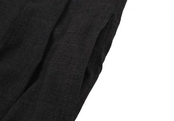 エンポリオアルマーニEMPORIO ARMANI ウールボックスタックパンツ グレー48 K-109257_006