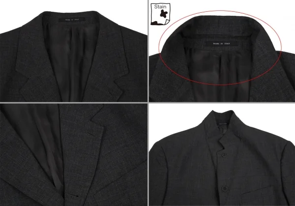 エンポリオアルマーニEMPORIO ARMANI ウール3Bセットアップスーツ グレー48 K-109258_004