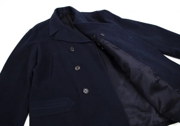ワイズフォーメンY's for men ウールモッサピーコート 紺S K-109259_009