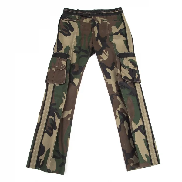 ANGELOS FRENTZOS Inside-out Switching Camo Pants Khaki-green 42 K-109269_001