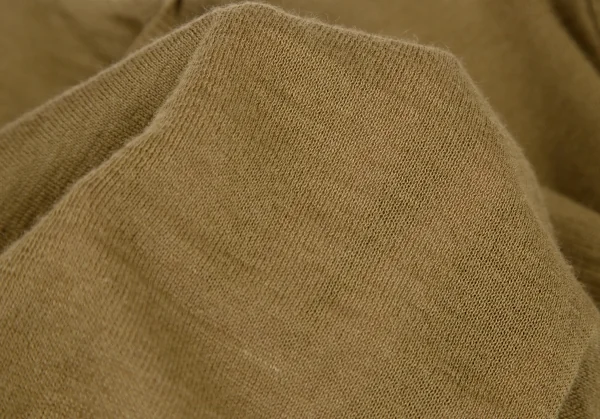 マーガレットハウエルMARGARET HOWELL リネンコットンVネックニット カーキII K-109271_010