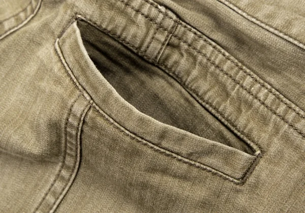 イッセイミヤケ ハートISSEY MIYAKE HaaT ストレッチスクエアパッチクロップドパンツ モカ2 K-109278_011